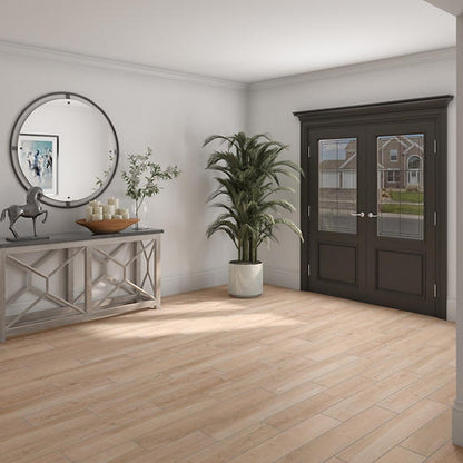 6x36 Platinum  Natural Wood-Look Matte Smooth Porcelain Tile Tan
