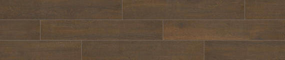 6x36 Platinum  Natural Wood-Look Matte Smooth Porcelain Tile Dark Brown