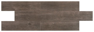 Smoky Brown - 6x36 Willow Bend Natural Wood-Look Matte Smooth Porcelain Tile