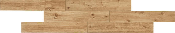 6x36 Creekwood  Natural Wood-Look Matte Smooth Porcelain Tile Honey Brown