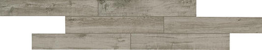 6x36 Creekwood  Natural Wood-Look Matte Smooth Porcelain Tile Gray Brown