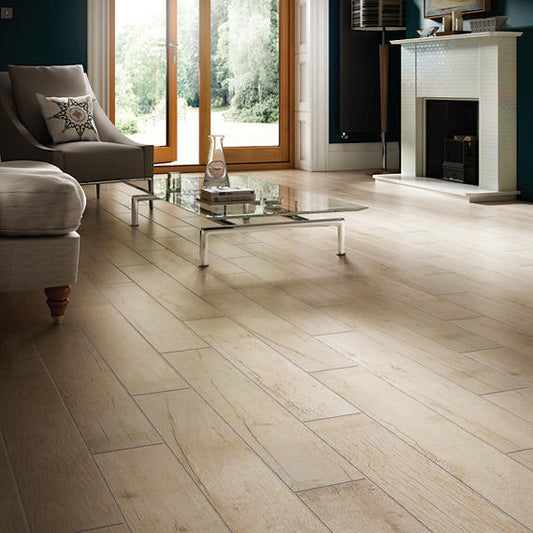 6x36 Historic Bridge Natural Wood-Look Matte Textured Porcelain Tile