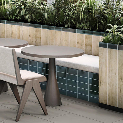 6x36 Historic Bridge  Natural Wood-Look Matte Textured Porcelain Tile Light Beige