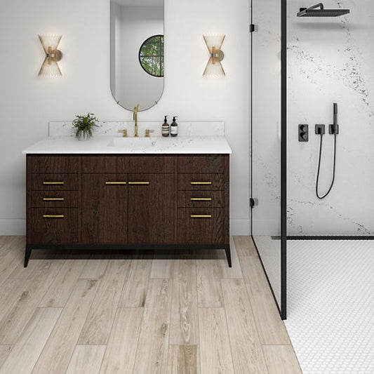 6x36 Saddle Brook Natural Wood-Look Matte Smooth Porcelain Tile