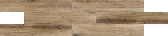 6x36 Saddle Brook XT  Natural Wood-Look Matte Smooth Porcelain Tile Warm Walnut