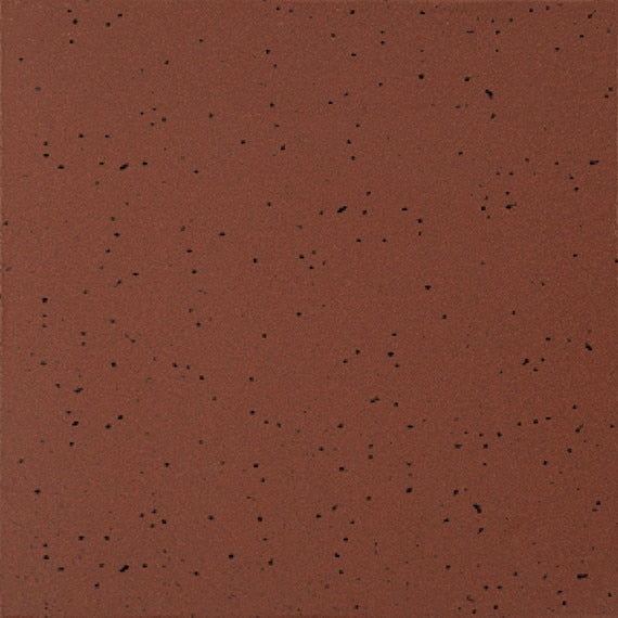6x6 Quarry Naturals  Natural Solid-Color Abrasive Gritty Clay Tile Red Brown
