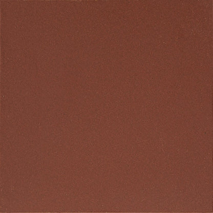 6x6 Quarry Naturals  Natural Solid-Color Matte Gritty Clay Tile Red Brown