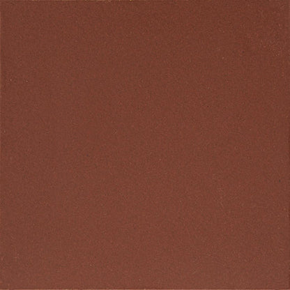 6x6 Quarry Textures Grid  Natural Solid-Color Matte Gritty Clay Tile Harvest Red