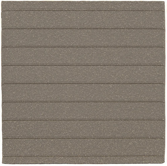 6x6 Quetread  Natural Solid-Color Matte Textured Clay Tile Warm Charcoal