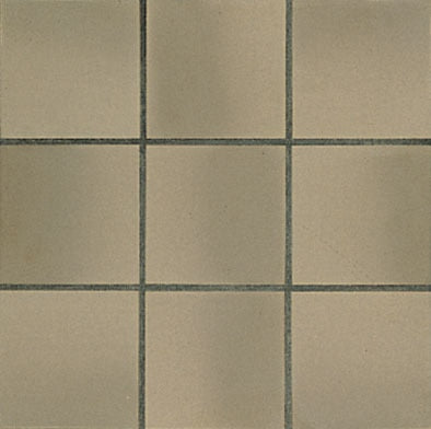 6x6 Quarry Regular  Natural Solid-Color Abrasive Gritty Clay Tile Olive Taupe