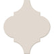 6 Mythology Arabesque  Natural Solid-Color Glossy Smooth Ceramic Tile Calm Beige