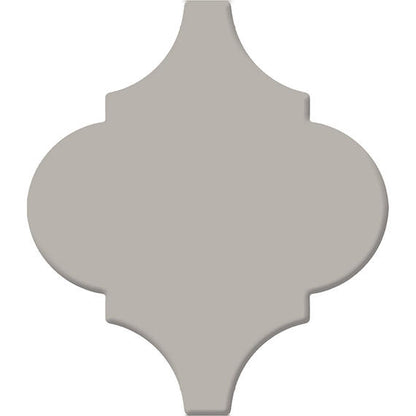 6 Mythology Arabesque  Natural Solid-Color Glossy Smooth Ceramic Tile Warm Taupe