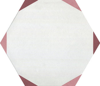 8 1/2x10 Bee Hive Medley Hexagon Natural Concrete-Look Matte Smooth Porcelain Tile