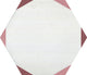 81/2x10 Bee Hive Medley Hexagon  Natural Concrete-Look Matte Smooth Porcelain Tile Soft White