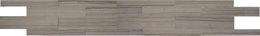 8x36 Marble Linear Medium Veining Natural Marble-Look Honed Smooth Marble Tile