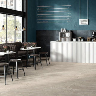 Soft Sand - 8x48 Society Natural Stone-Look Matte Smooth Porcelain Tile