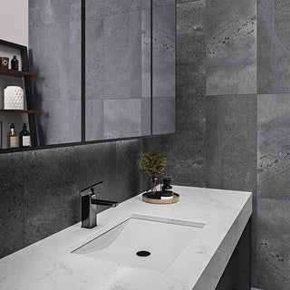 Medium Smoke - 8x48 Society Natural Stone-Look Matte Smooth Porcelain Tile