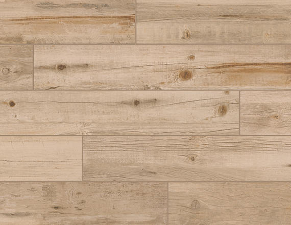 8x48 Bryson Valley  Natural Wood-Look Matte Textured Porcelain Tile Rich Brown