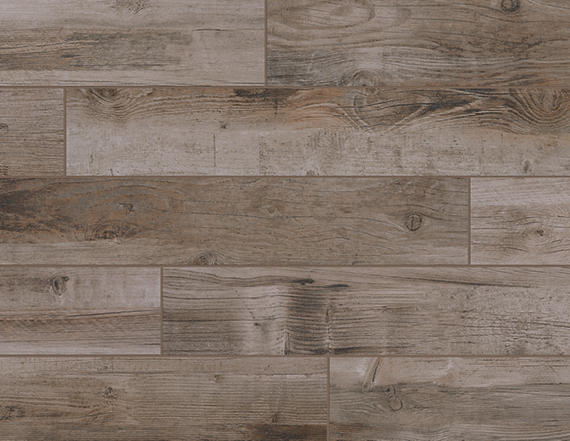 8x48 Bryson Valley  Natural Wood-Look Matte Textured Porcelain Tile Refined Gray