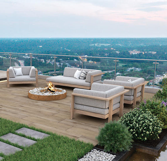 6x48 Chateau Reserve Natural Wood-Look Matte Smooth Porcelain Tile