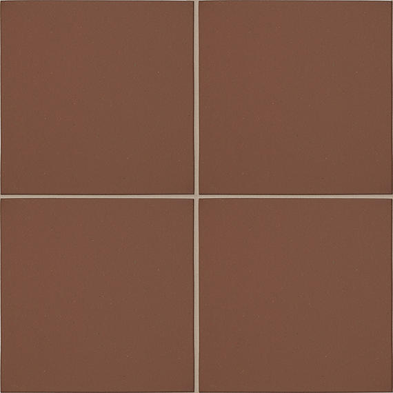 8x8 Quarry Textures Grid  Natural Solid-Color Matte Gritty Clay Tile Harvest Red