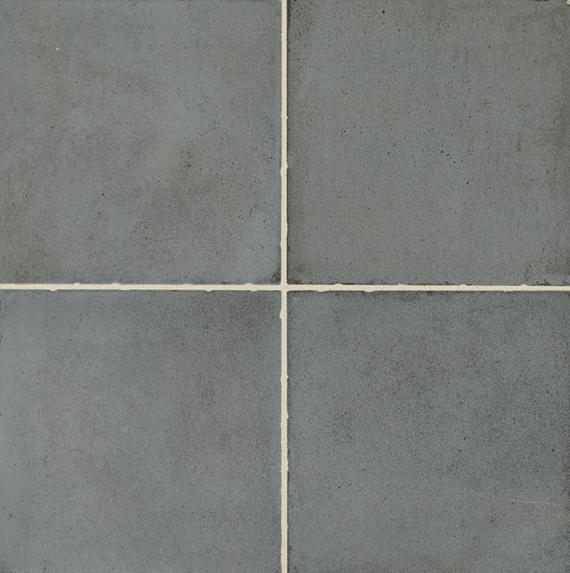 8x8 Quartetto Grid  Natural Concrete-Look Matte Smooth Porcelain Tile Slate Gray