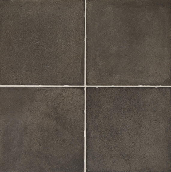 8x8 Quartetto Grid  Natural Concrete-Look Matte Smooth Porcelain Tile Charcoal