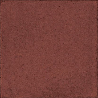 8x8 Quartetto Grid  Natural Concrete-Look Matte Smooth Porcelain Tile Brick Red
