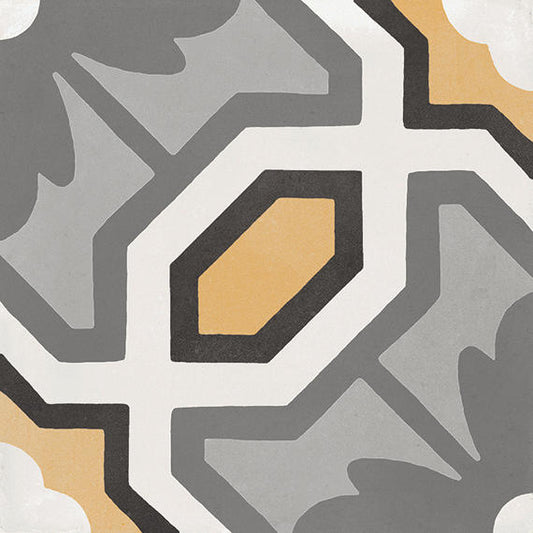 8x8 D_segni Color Honeycomb Patterned Solid-Color Matte Smooth Porcelain Tile