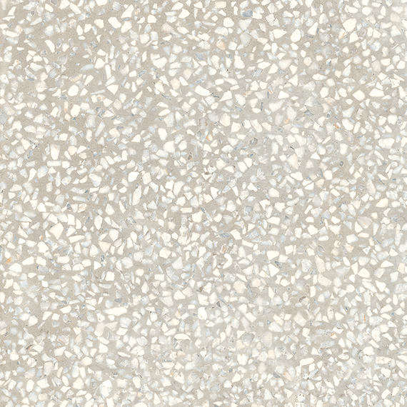 8x8 D_segni Terrazzo Fragment Shard  Patterned Solid-Color Matte Smooth Porcelain Tile Pebble Beige