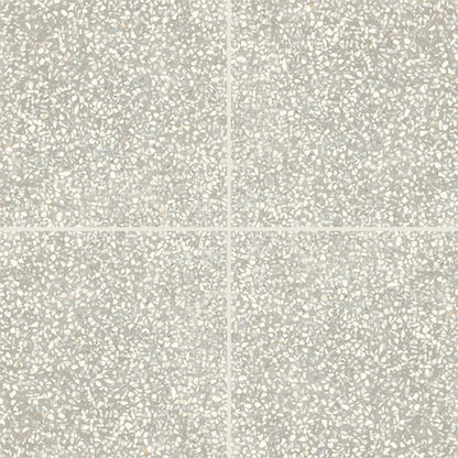 8x8 D_segni Terrazzo Fragment Shard  Patterned Solid-Color Matte Smooth Porcelain Tile Pebble Beige