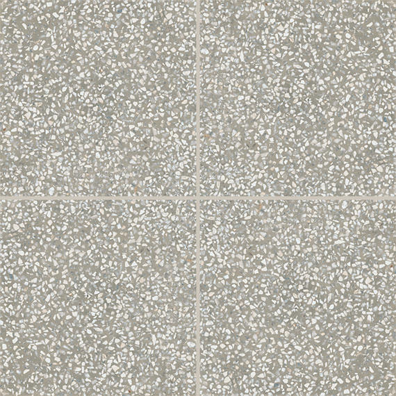 8x8 D_segni Terrazzo Fragment Shard  Patterned Solid-Color Matte Smooth Porcelain Tile Stone Gray