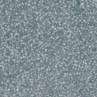 Slate Blue - 8x8 D_segni Terrazzo Fragment Shard Patterned Mixed-Color Matte Smooth Porcelain Tile