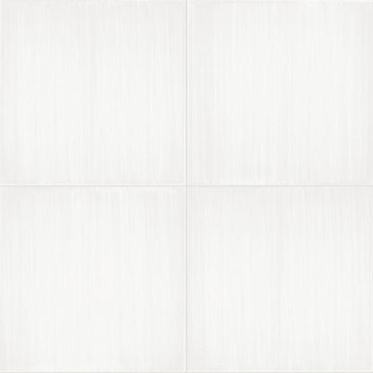 8x8 Scenario  Natural Concrete-Look Matte Smooth Porcelain Tile Pure White