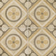 8x8 Quartetto Clover Diamond Patterned Concrete-Look Matte Natural Porcelain Tile Beige Brown