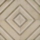 8x8 Quartetto Diagonal Rhombus Linear Patterned Concrete-Look Matte Natural Porcelain Tile Beige Gray