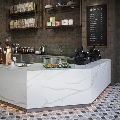 8x8 Quartetto Diamond Grid Patterned Concrete-Look Matte Natural Porcelain Tile Light Gray