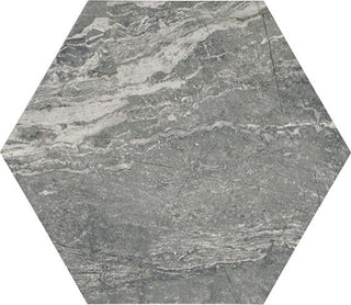 Cream White - 8x8 Perpetuo Hexagon Natural Marble-Look Matte Smooth Porcelain Tile