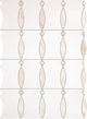 12x18 Perfit Mosaix Ellipse Oval  Mosaic Marble-Look Polished Smooth Stone Tile Ivory White