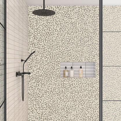13x13 Pebble Oasis  Random Pattern  Mosaic Natural-Look Tumbled Natural Pebble Tile Pebble White