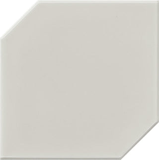 6x6 Retrospace Remix Hexagon Natural Solid-Color Glossy Smooth Ceramic Tile