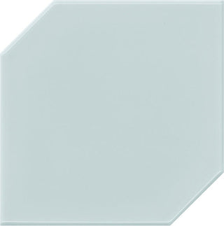 6x6 Retrospace Remix Hexagon Natural Solid-Color Glossy Smooth Ceramic Tile