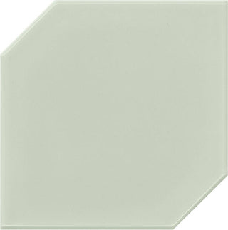 6x6 Retrospace Remix Hexagon Natural Solid-Color Glossy Smooth Ceramic Tile