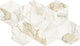 8x9 Divinium Hexagon  Natural Marble-Look Matte Smooth Porcelain Tile Golden Cream