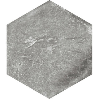 8x8 Solstice Hexagon Natural Stone-Look Matte Textured Porcelain Tile