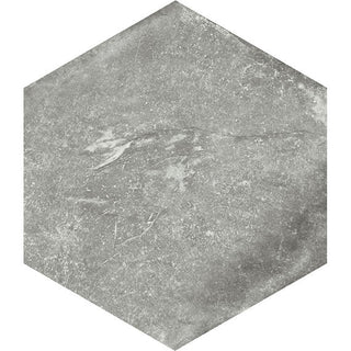 8x8 Solstice Hexagon Natural Stone-Look Matte Textured Porcelain Tile