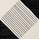 24x24 Human Linear Square  Mixed-Color Matte Smooth Porcelain Tile Black White