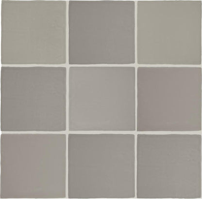 5x5 Farrier Natural Solid-Color Satin Smooth Ceramic Tile