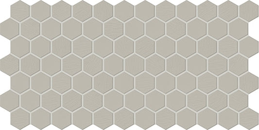 12x21 Keystones Hexagon  Mosaic Solid-Color Matte Smooth Porcelain Tile