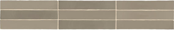 2.5x15 Farrier Natural Solid-Color Satin Smooth Ceramic Tile
